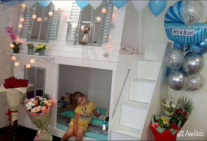 Лестница-комод для кровати