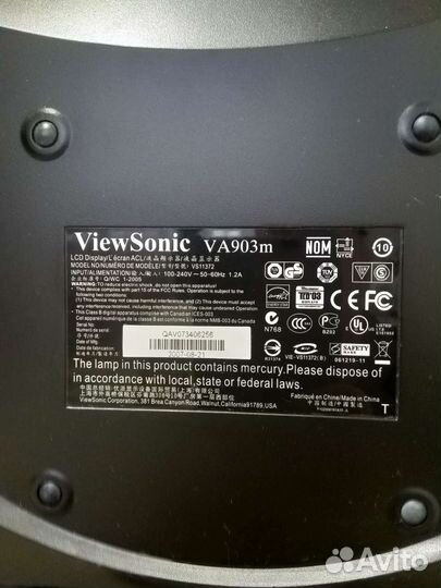 Монитор Viewsonic 19