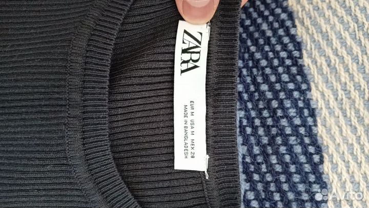 Топ с длинным рукавом zara