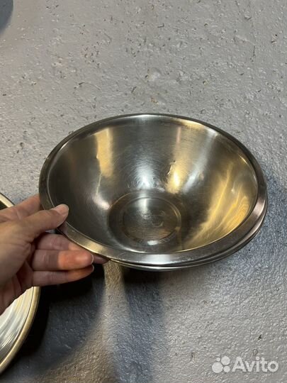 Тарелки из нержавейки гастрономические