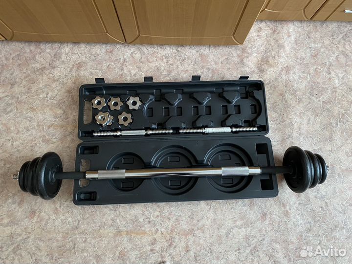Набор штанга и гантели