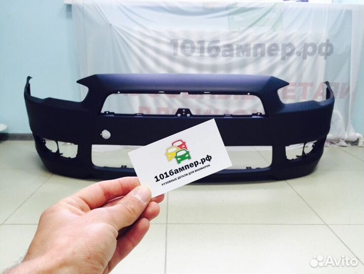 Бампер передний Mitsubishi Lancer 10 07-10г