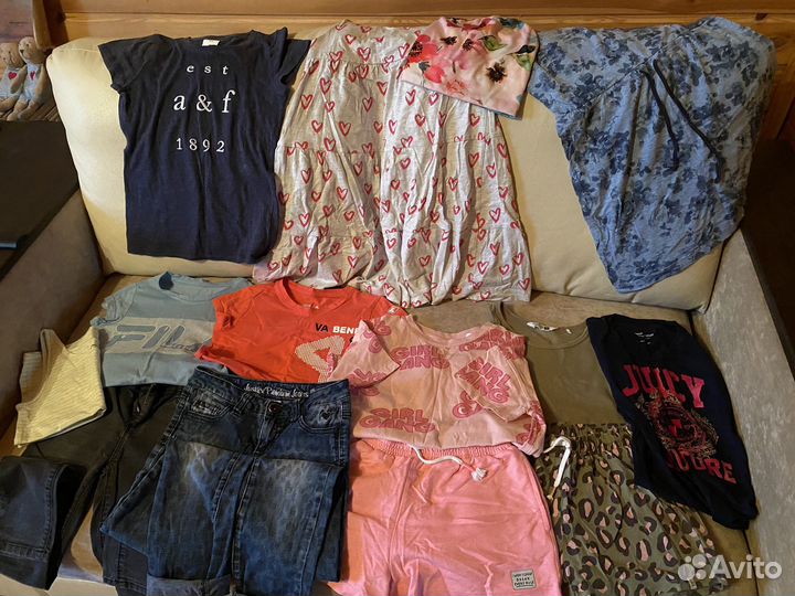 Пакет вещей для девочки 128-134(140)