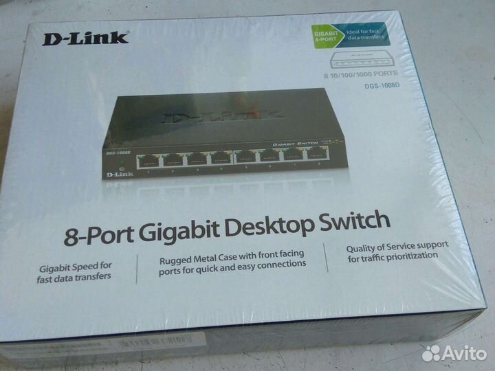 Коммутатор D-link DGS-1016D, DGS-1008D, DGE-530T