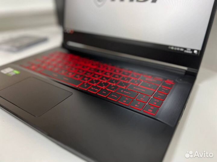 Игровой MSI RTX3060/I5-10H/16GB/512SSD/144HZ