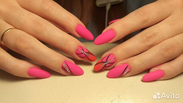 Наращивание ногтей, гель лак, укрепление