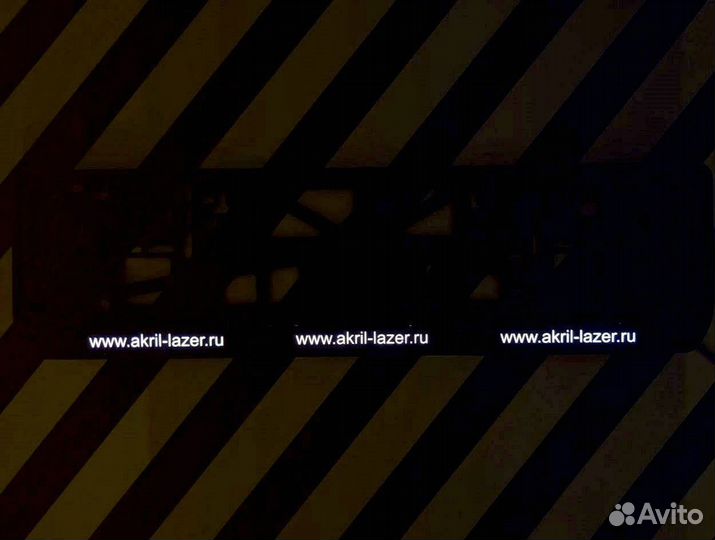 Рамка номера с подсветкой LED