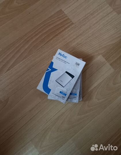 Внешний SSD Netac Z6S 128GB новый, запечатан