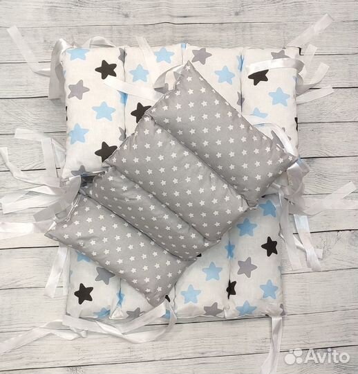 Бортики-заборчики в детскую кроватку