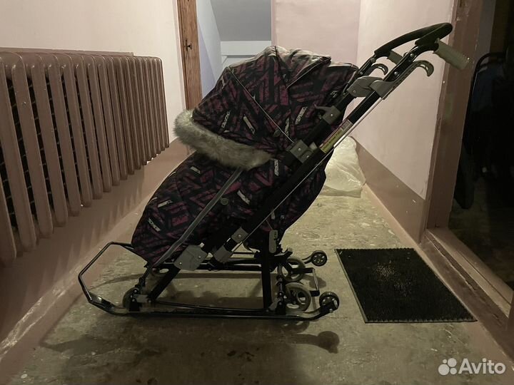 Детские санки коляска