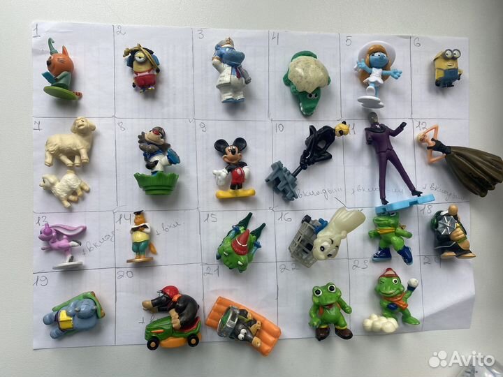 Игрушки из киндера