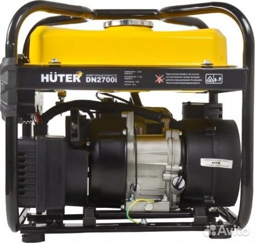 Бензиновый генератор huter DN 2700 i инверторный 6