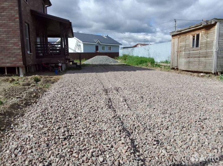 Отсев, щебень, песок, грунт