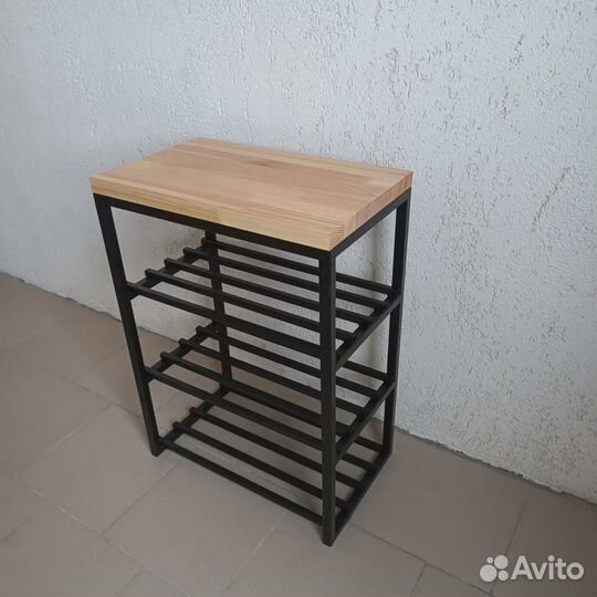 Обувница в прихожую в стиле лофт