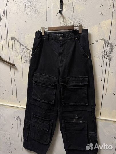 Джинсы Project Gr Black Big Heavy Over Оригинал