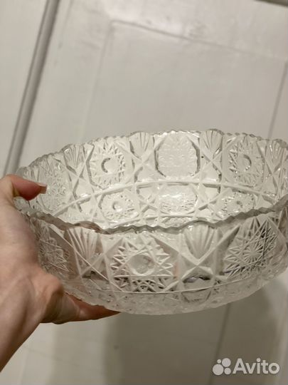 Хрустальая салатница