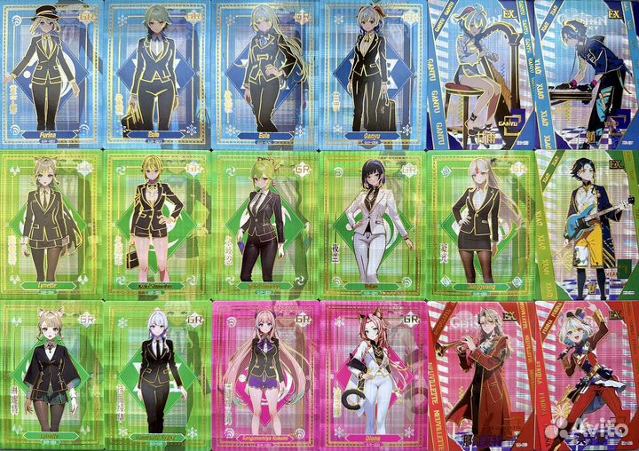 Коллекционные карточки Genshin impact