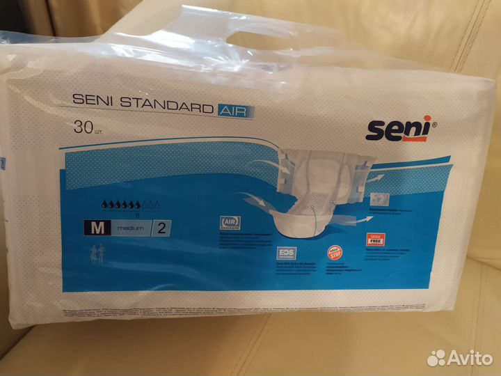 Памперсы для взрослых 2 М Seni standard Air 28 шт