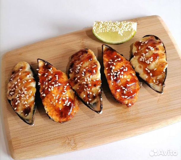 Мидии в раковине