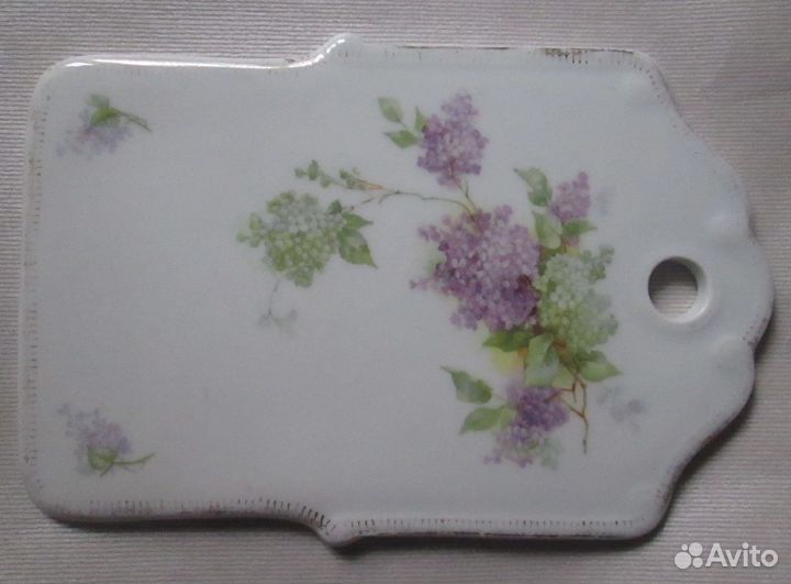 Сырная / разделочная доска/ Гарднер. кон 19 века