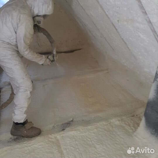 Утепление крыши дома пенополиуританом