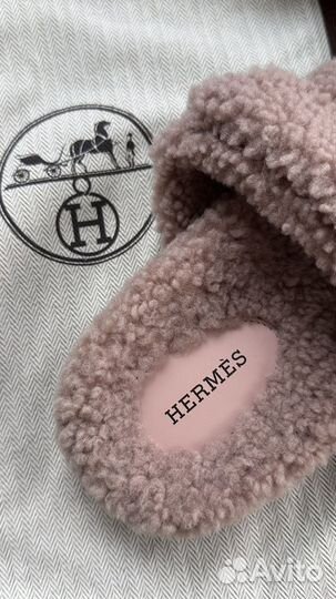 Тапочки Шлепанцы Hermes