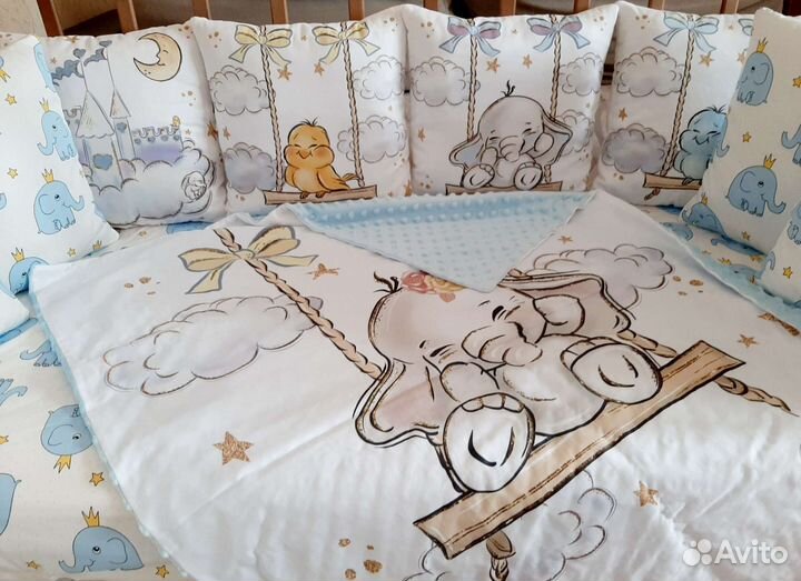 Бортики в кроватку