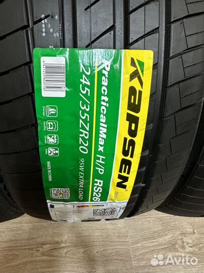 Kapsen RS26 Practical Max HP 245/35 R20 и 275/30 R20 103VR