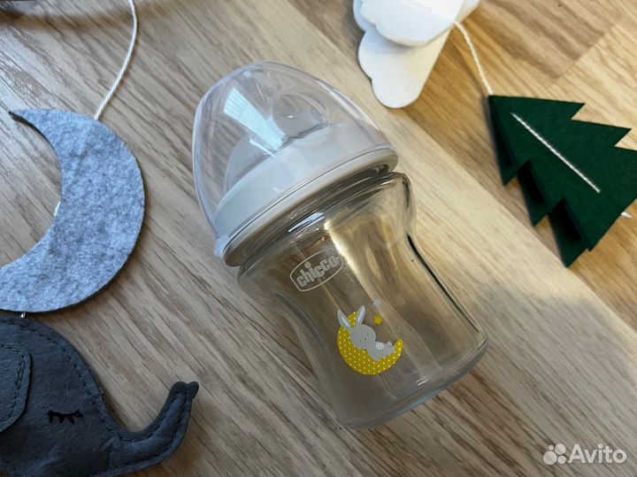 Бутылочка chicco стекло