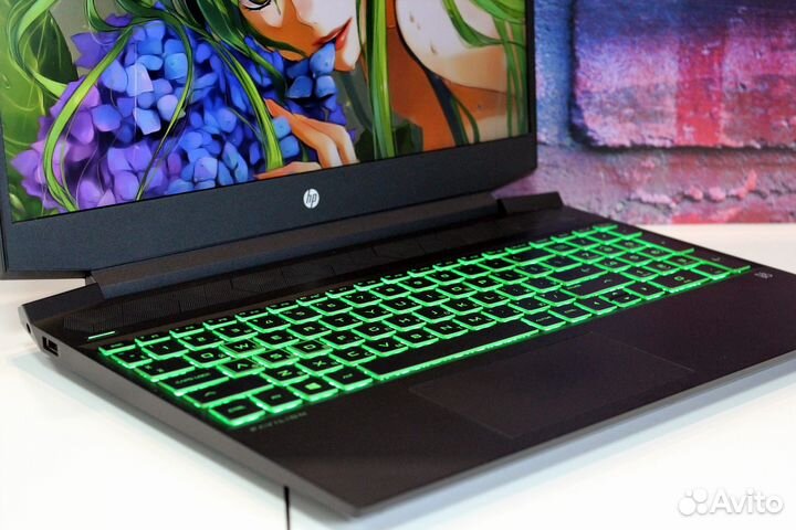 Мощный игровой Ноутбук HP GTX 1650 (4gb) Ryzen 5