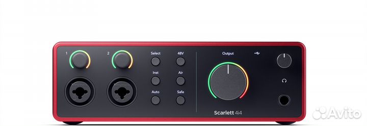 Аудиоинтерфейс USB Focusrite Scarlett 4i4 4th Gen