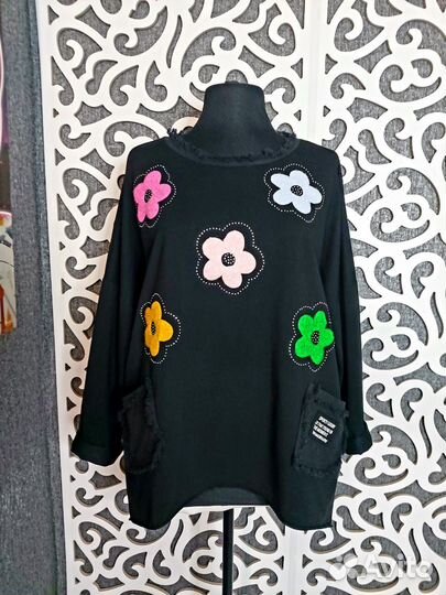 Стильные тунички оверсайз 52-56,54-58,56-60