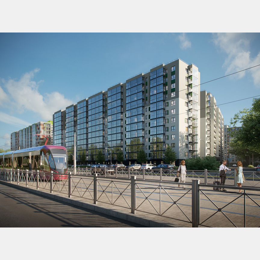 1-к. квартира, 36 м², 9/12 эт.