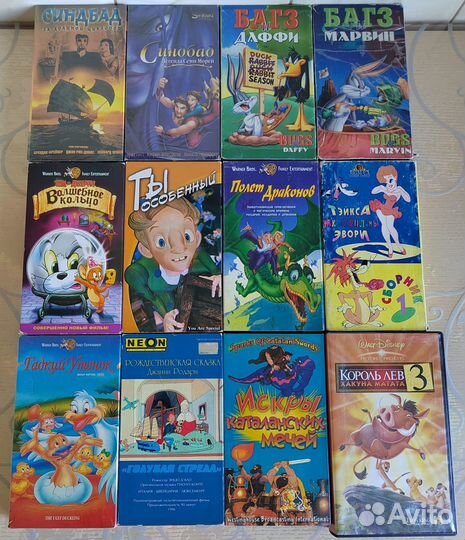 Мультики от еа и др. / видеокассеты / VHS