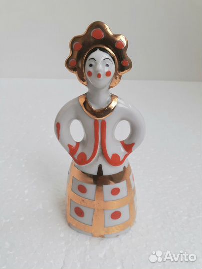 Статуэтка фарфоровая Матрешка-невеста Дулево СССР