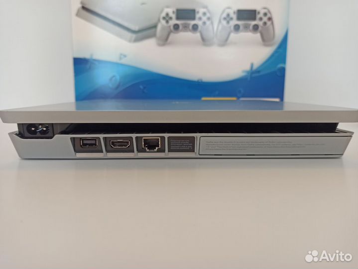 Редкая PS4 Slim Серебро