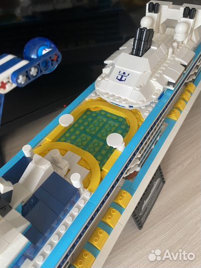 Корабль аналог lego лего Круизный лайнер 70см
