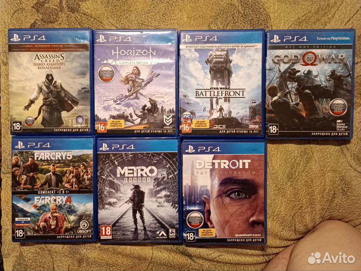 Игры на Sony PS4 диск