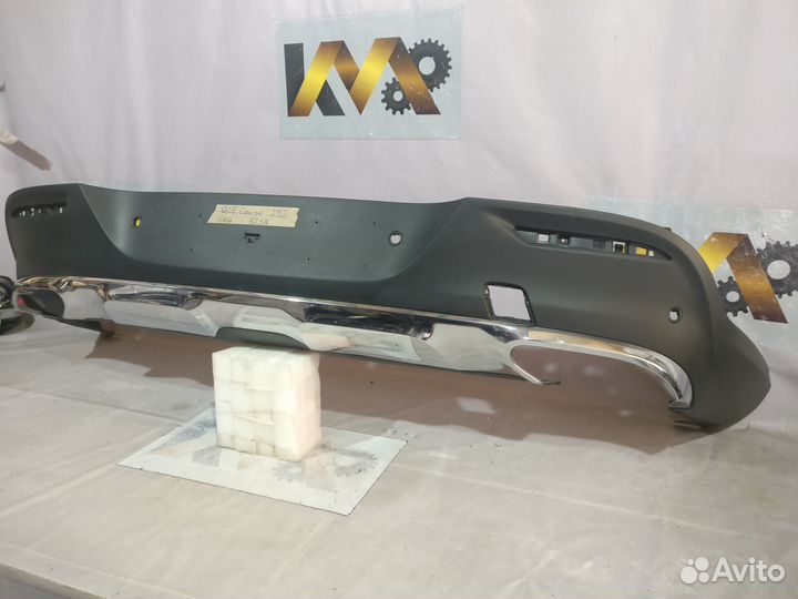 Мерседес GLE Coupe AMG 2015- Бампер задний низ