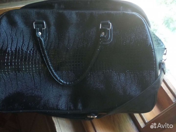 Сумка женская большая черная и цветная