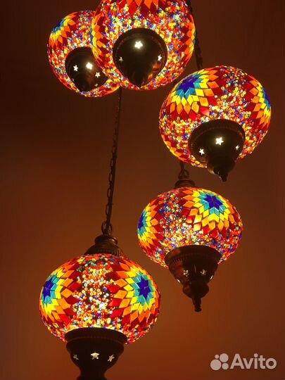 Комплект светильников из мозаики Турция