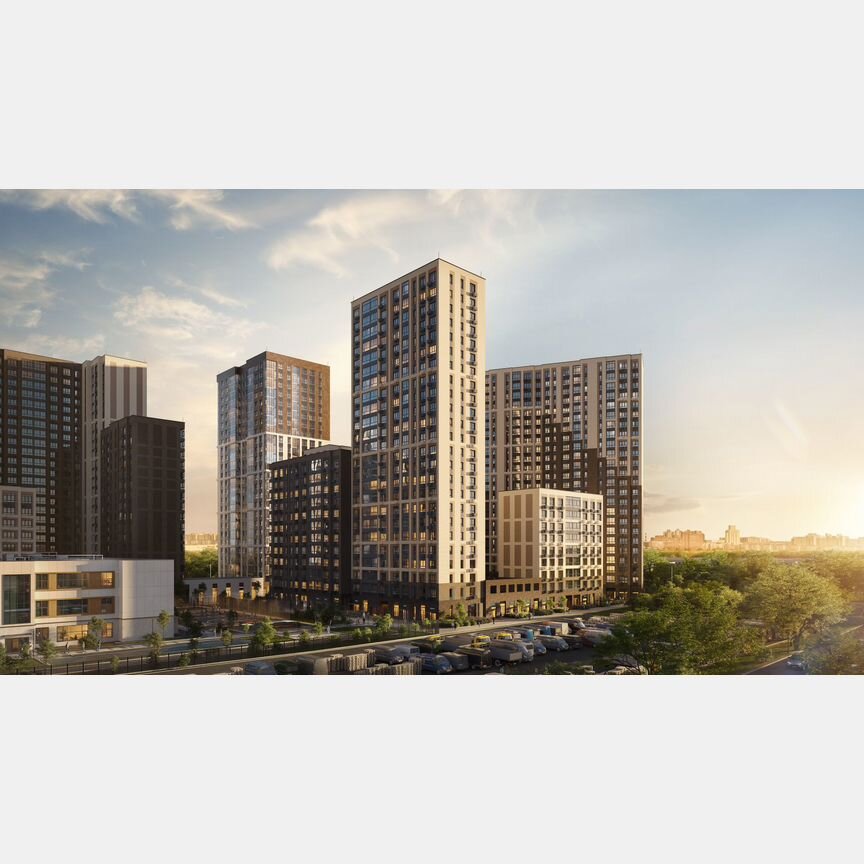 3-к. квартира, 65,9 м², 5/25 эт.