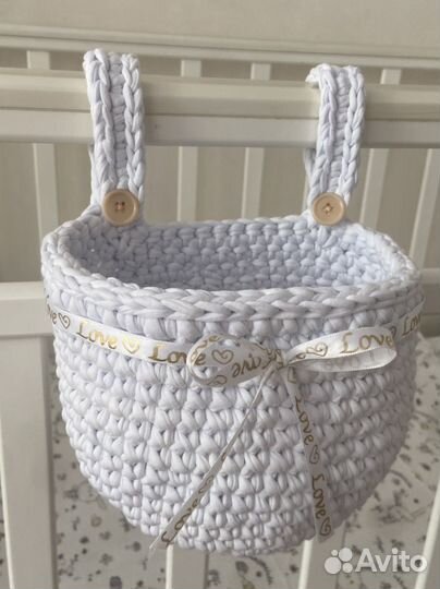 Корзинка подвесная. Ручная работа
