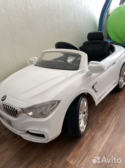 Детский электромобиль BMW белый