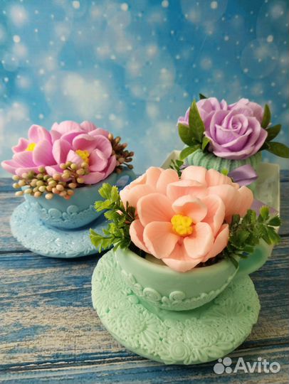 Букет из мыла