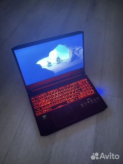 Игровой нотбук Acer nitro i7 (9th) nvidia GTX 16gb