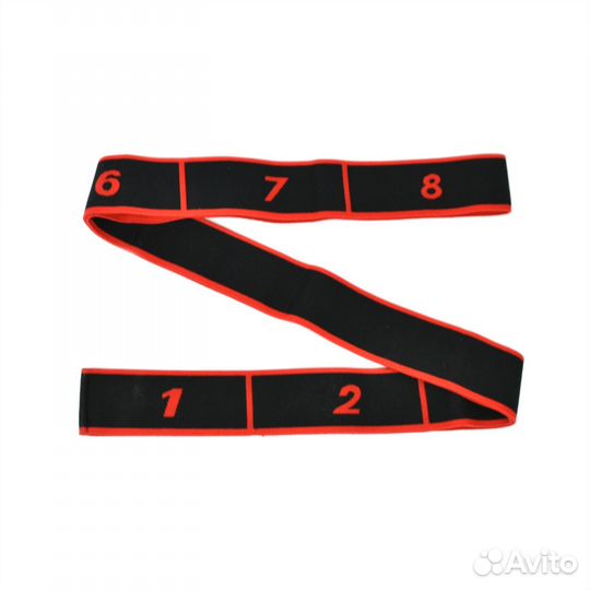 Эспандер-петля прошитая с захватами, черная