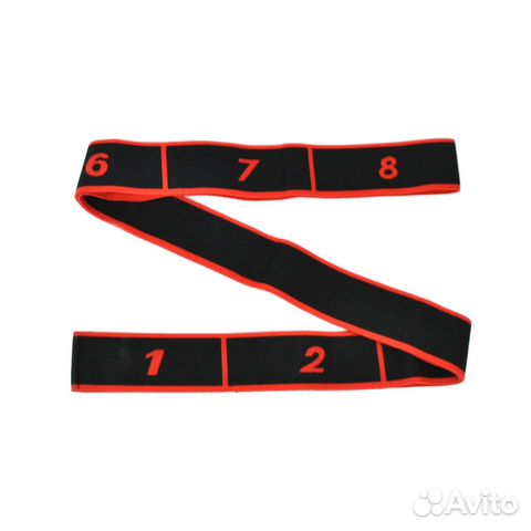 Эспандер-петля прошитая с захватами, черная