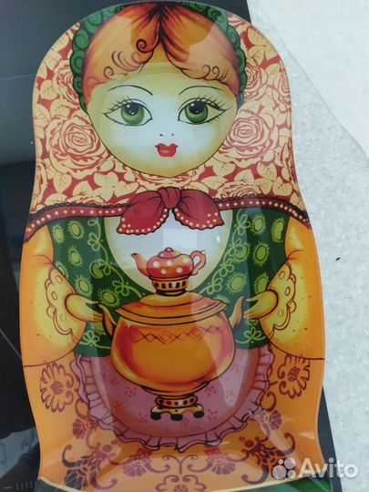 Тарелка Матрешка