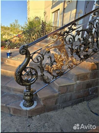 Художественная ковка, литье, перила